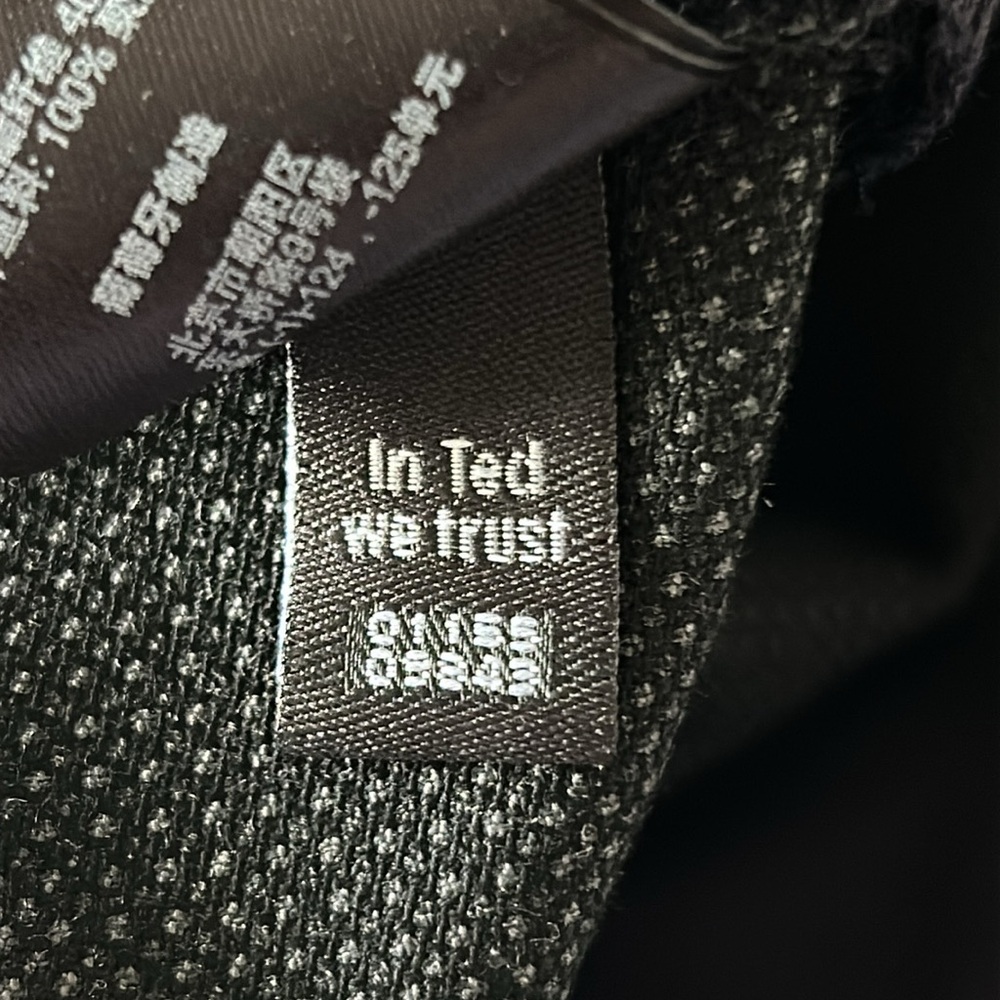 Ted Baker London Men’s Charcoal MMT-BEEZTRO Semi Plain Trousers Size 34R $175 - Picture 14 of 16
